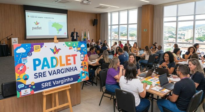 Padlet destaca ações exitosas das escolas da jurisdição da SRE Varginha